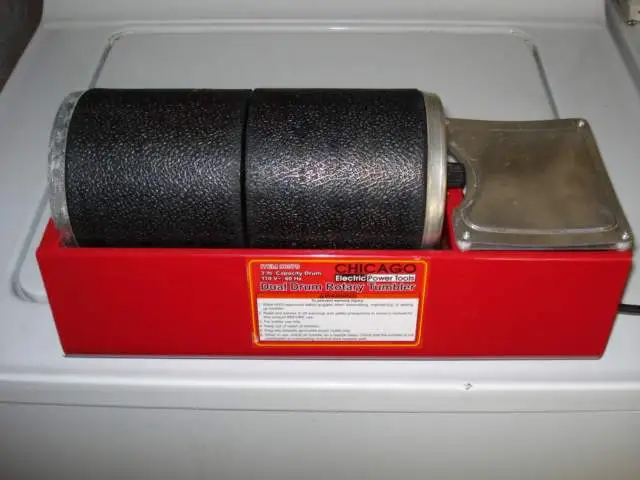 Chicago Dual Rotary Tumbler - This is a great little tumbler minus the sulpher smell.