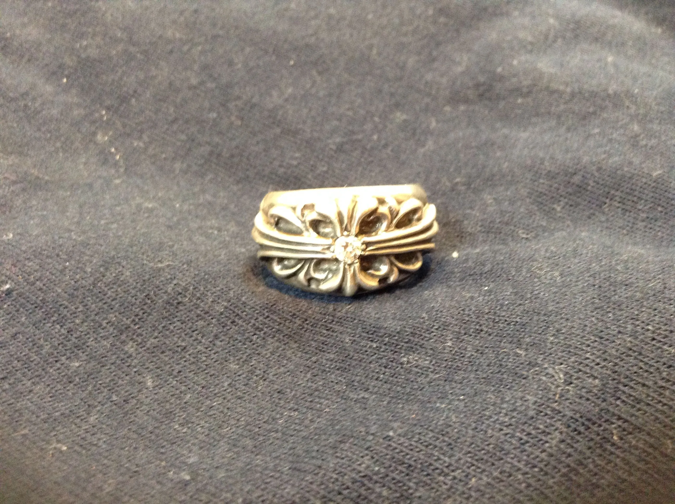 Chrome Hearts Diamond Ring