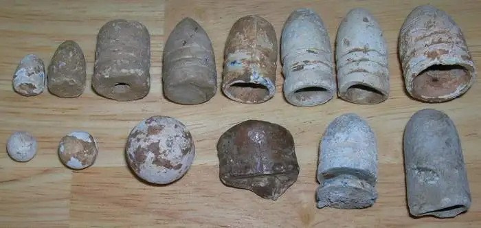 Civil War Bullets - Mix of dug bullets from a few CW sites.