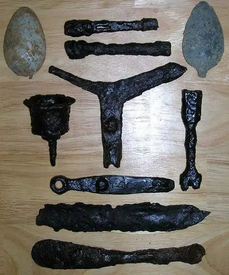 Civil War Iron And Spoons - Dug at a few CW sites.