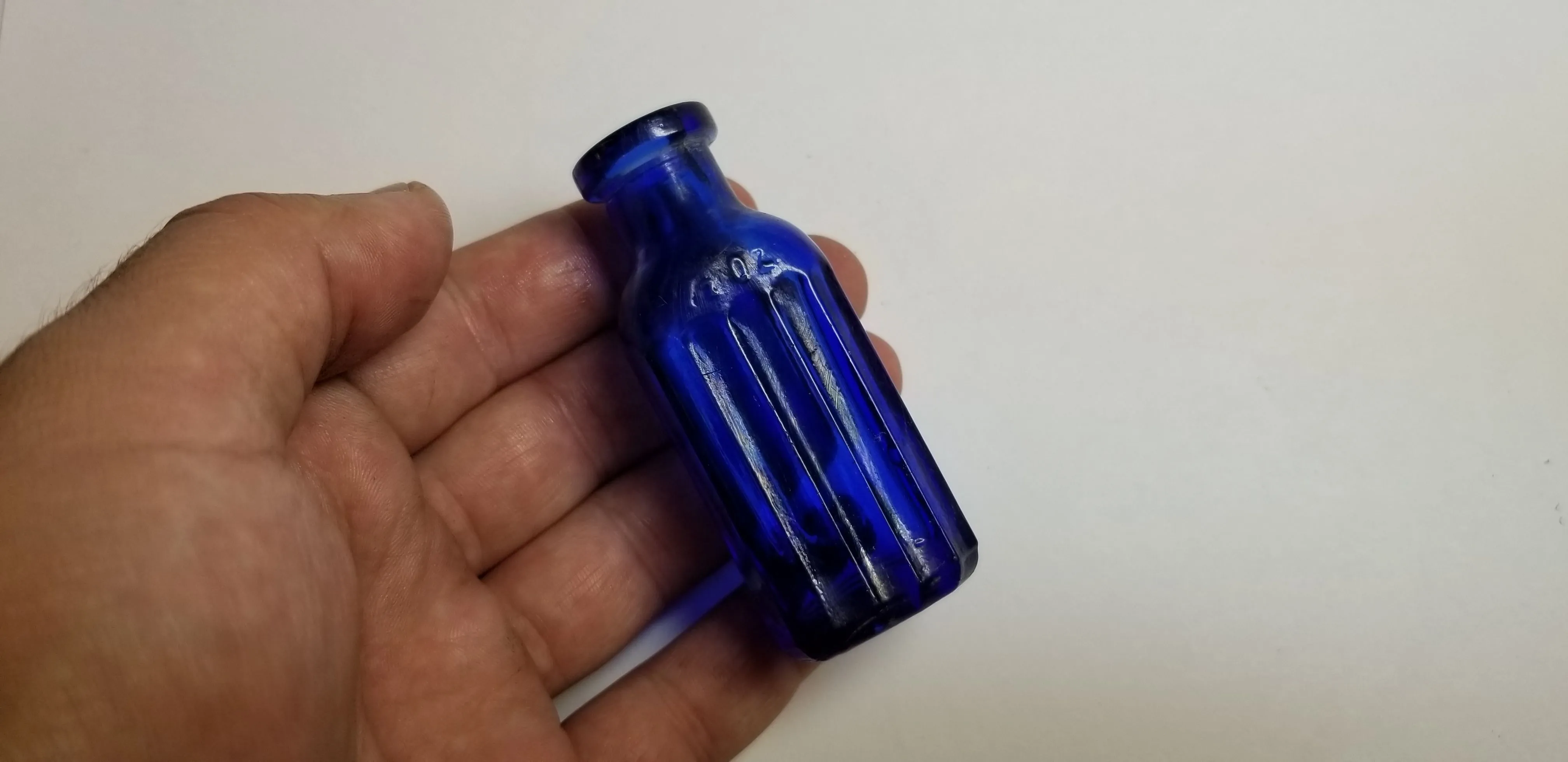 Cobalt Poison Bottle