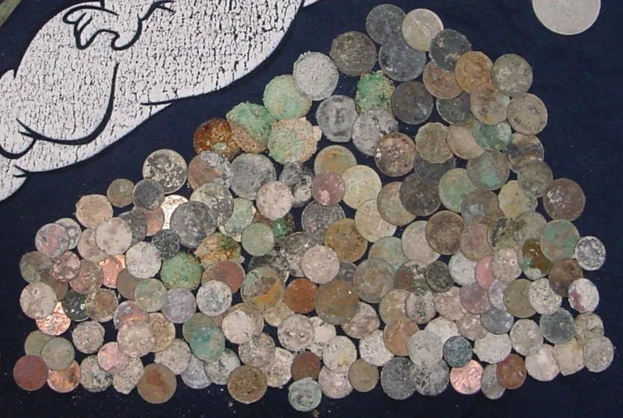 COINS FROM BAHAMA TRIP