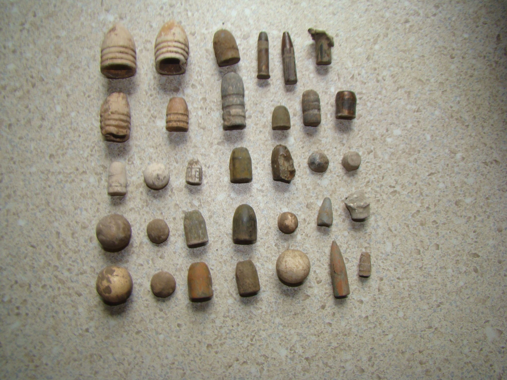 collection of bullets