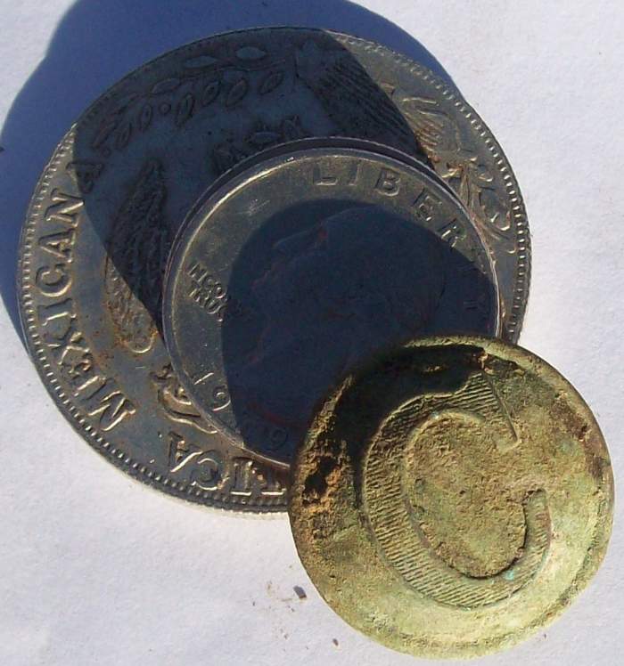 Confederate Calvary Button