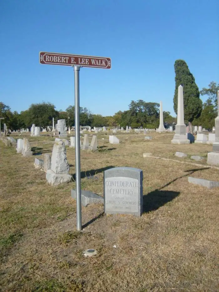 Confederate Garden of stone