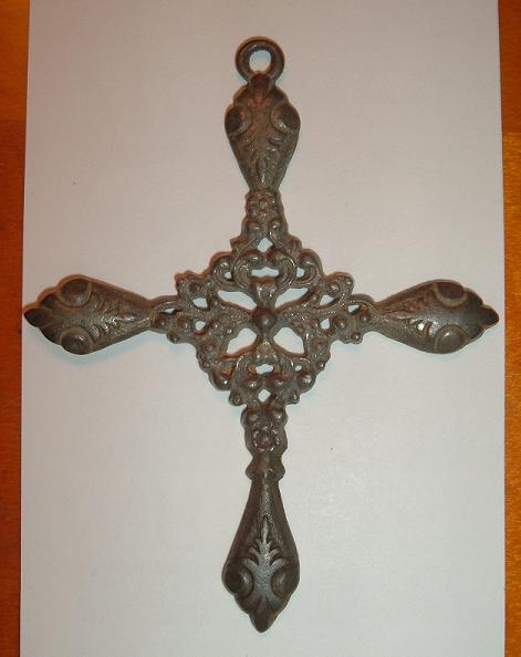 Cross - This was my first find other than a couple of nails and some aluminum foil.