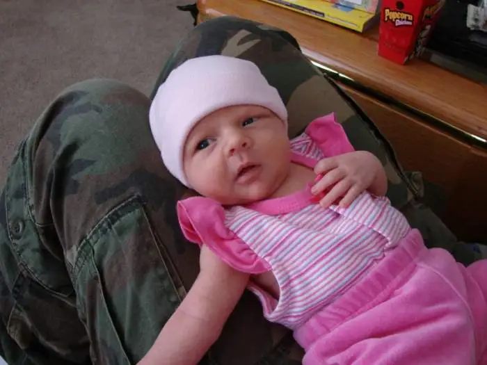 Dani Christmas Eve - Almost 4 weeks old already!