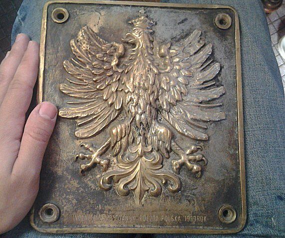 Danzig Post Eagle - Plundered by the Nazis during Battle of Westerplatte / Battle of Danzig Post Office - September 1st 1939