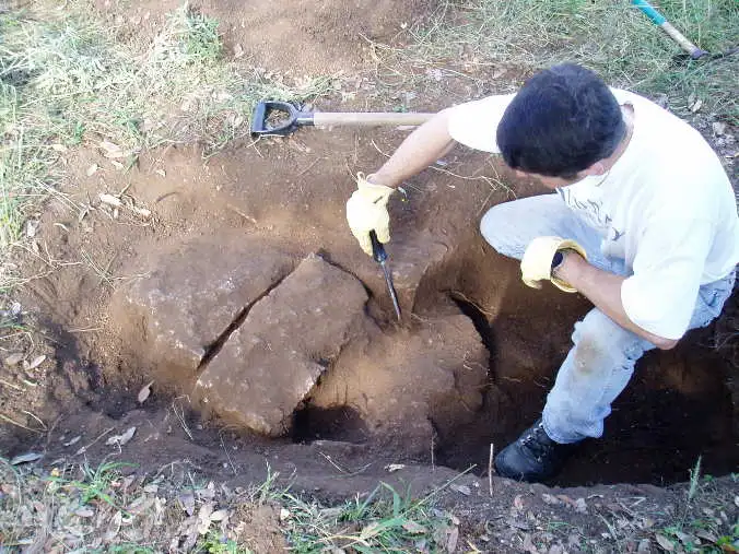 Digging for arrow heads