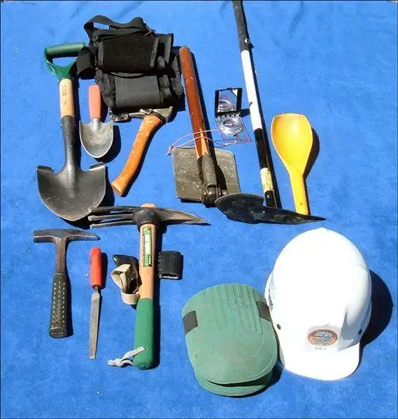 Digging Tools - I also do some gold prospecting and panning. In the high country of Colorado the ground is highly mineralized and rocky.