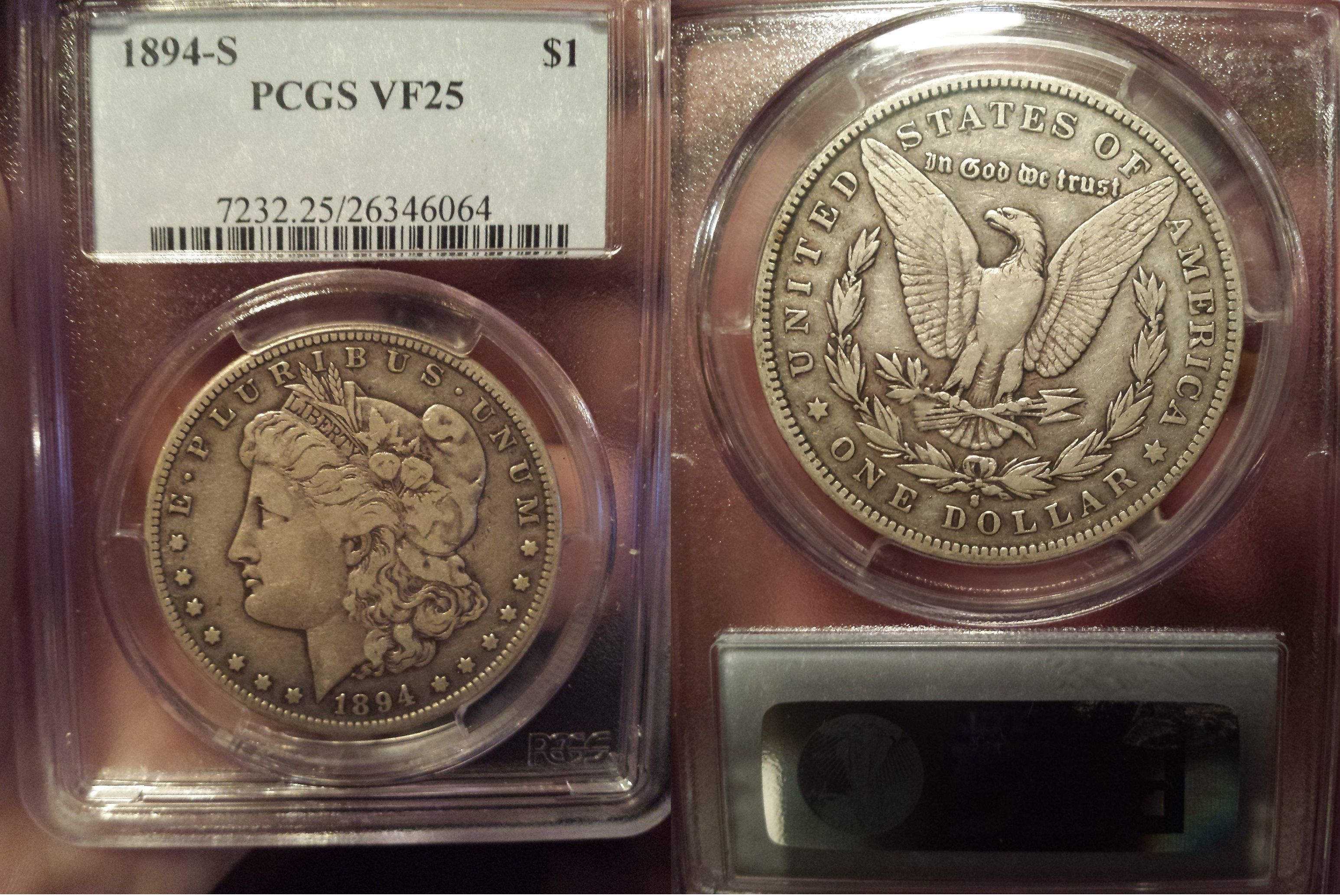Dollar 1894 S VF25