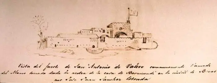 Drawing #2 of the Alamo