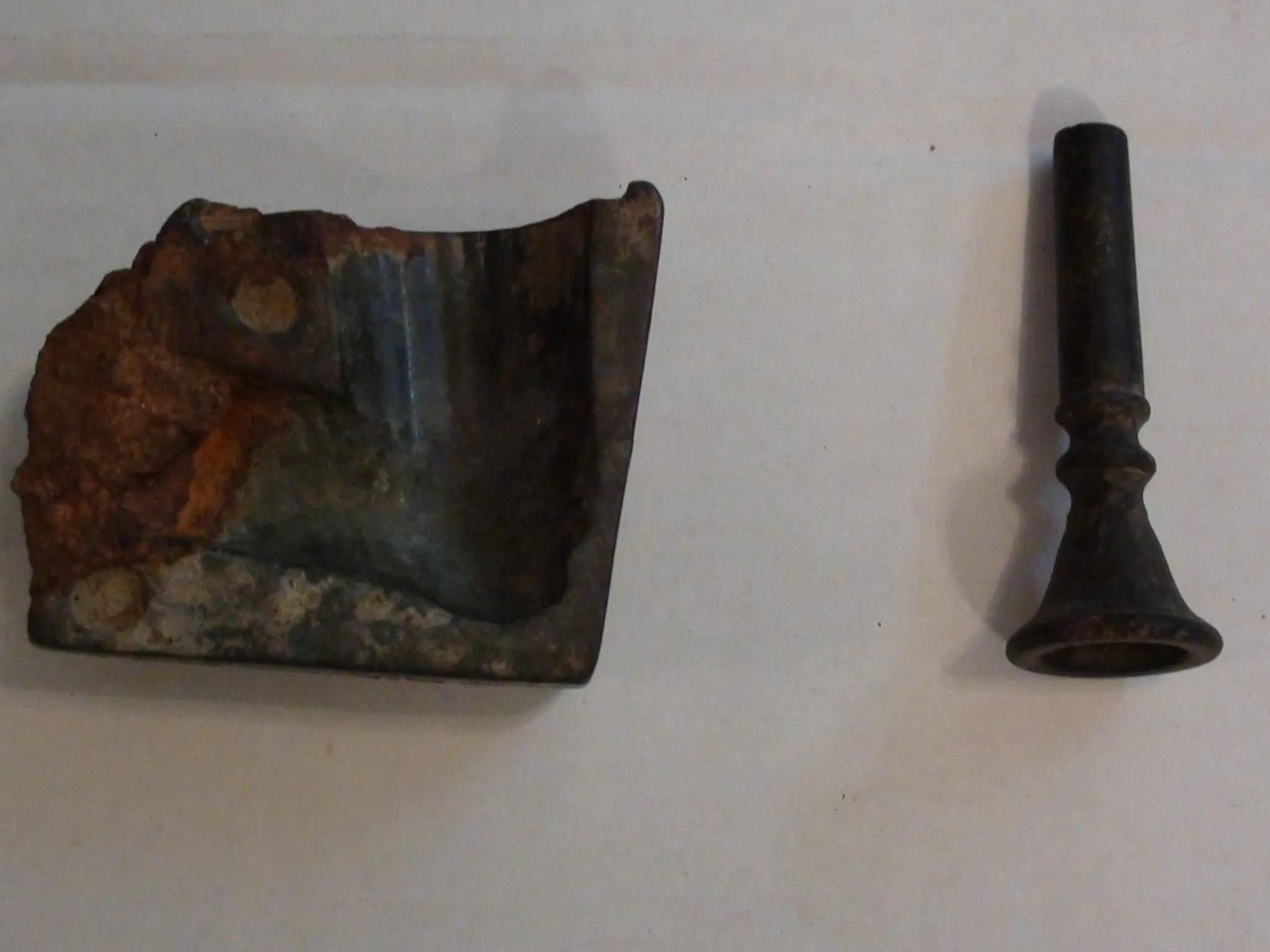 DSC01852
1/2 of brass clay pipe mold (Indian Head)
Bugle mouth piece