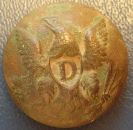 Eagle D Button - Dug Eagle D button.