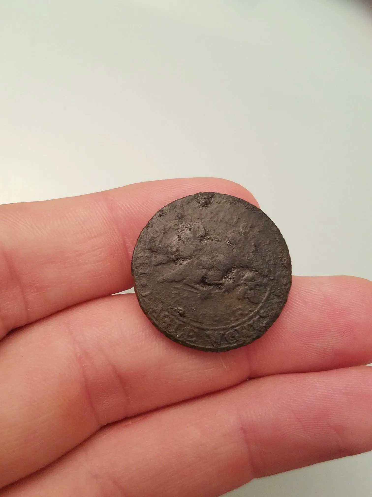 Eagle Works 1835 saw medallion