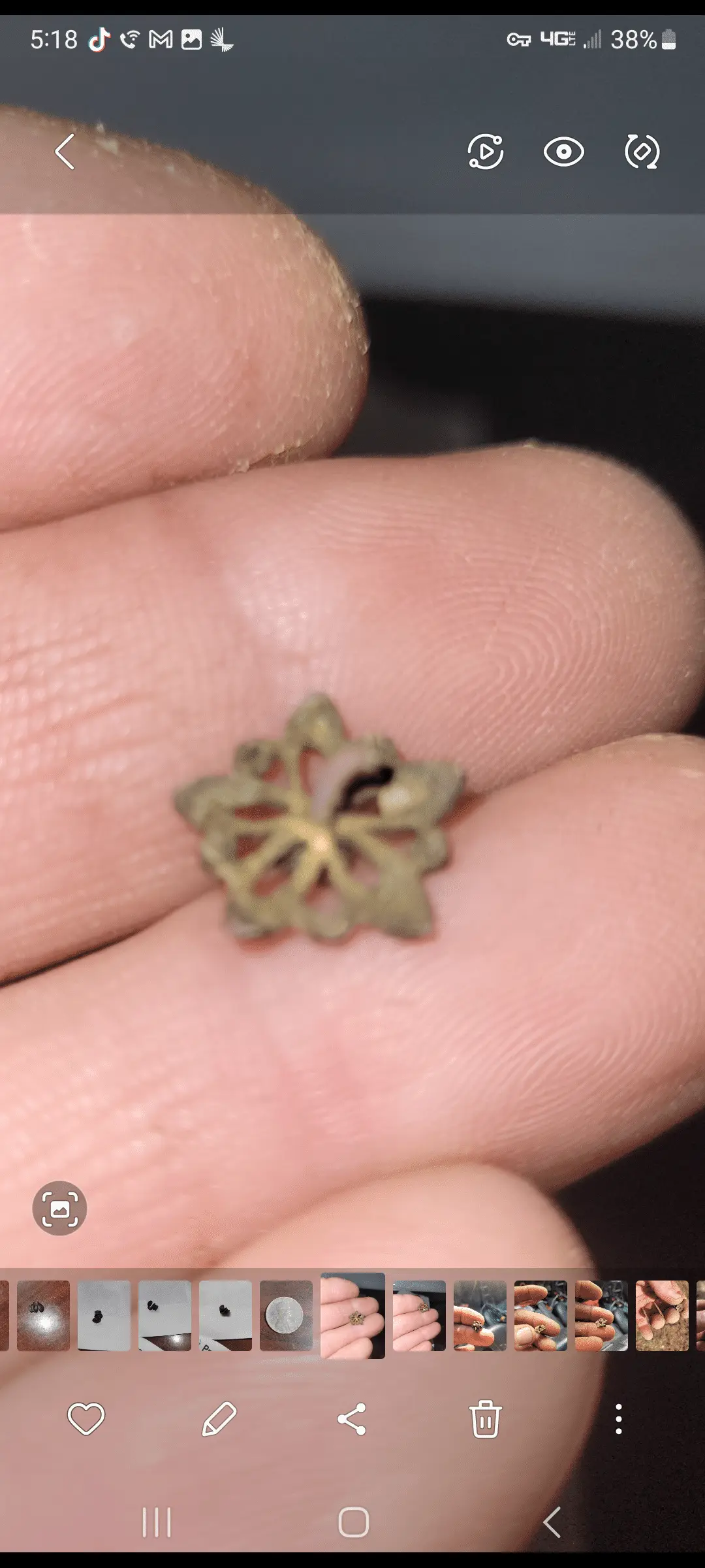Earring or brooch