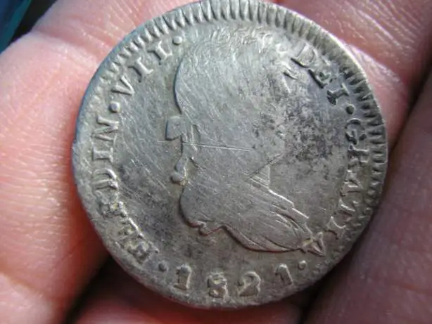 Ferdinand VII One Reale - One Reale dug earlier in March 2010