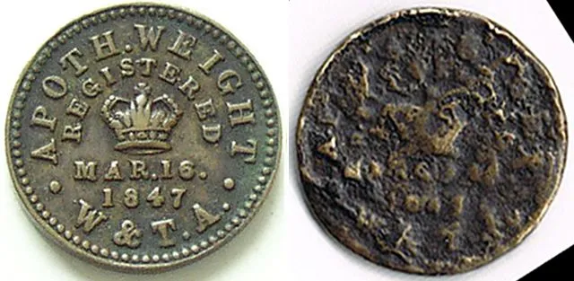 Findaly IDed my coin after 16 years. It's not a coin but a weight.