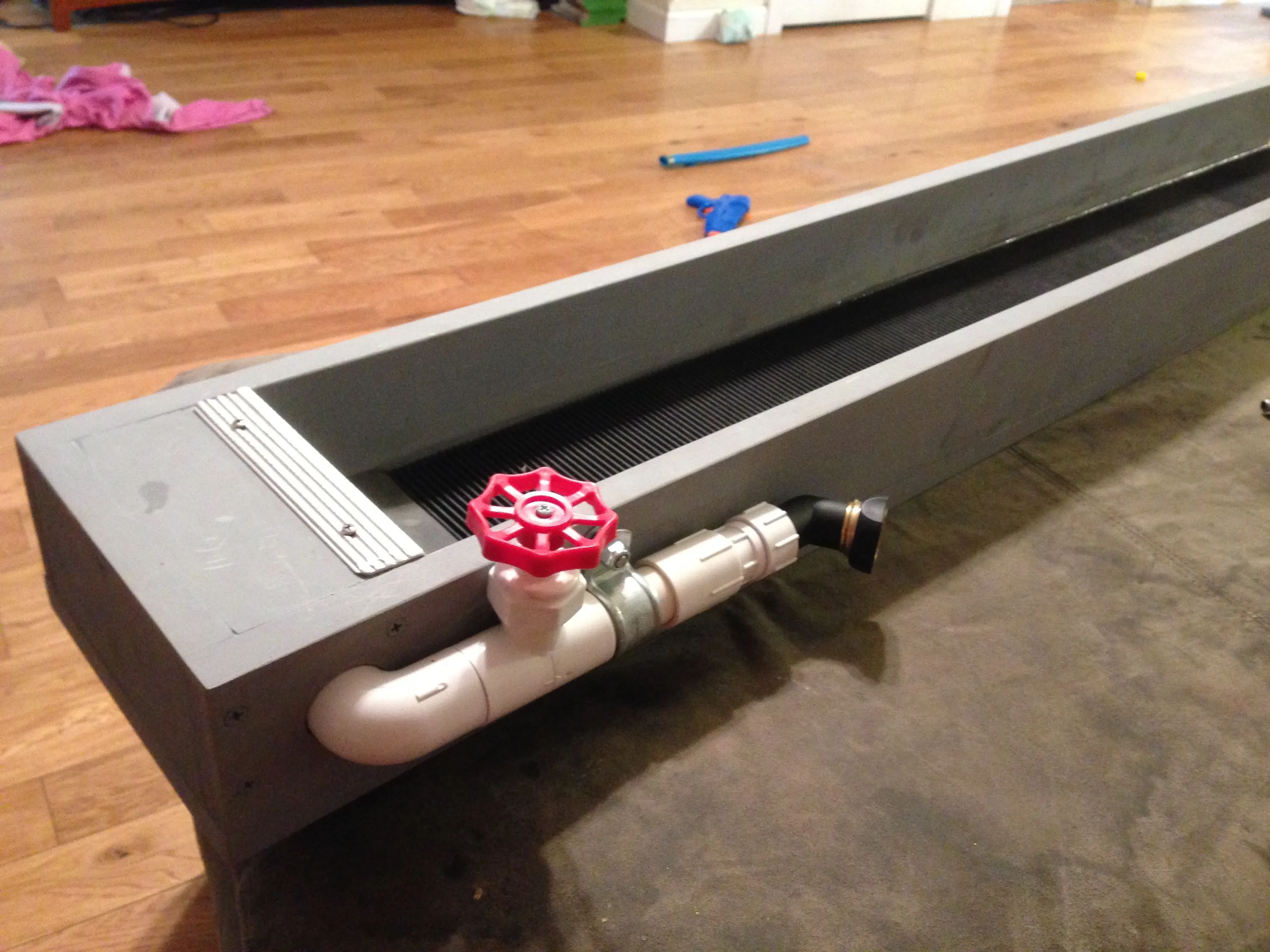 finish sluice