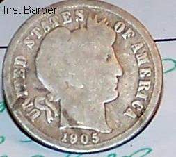 First Barber coin
