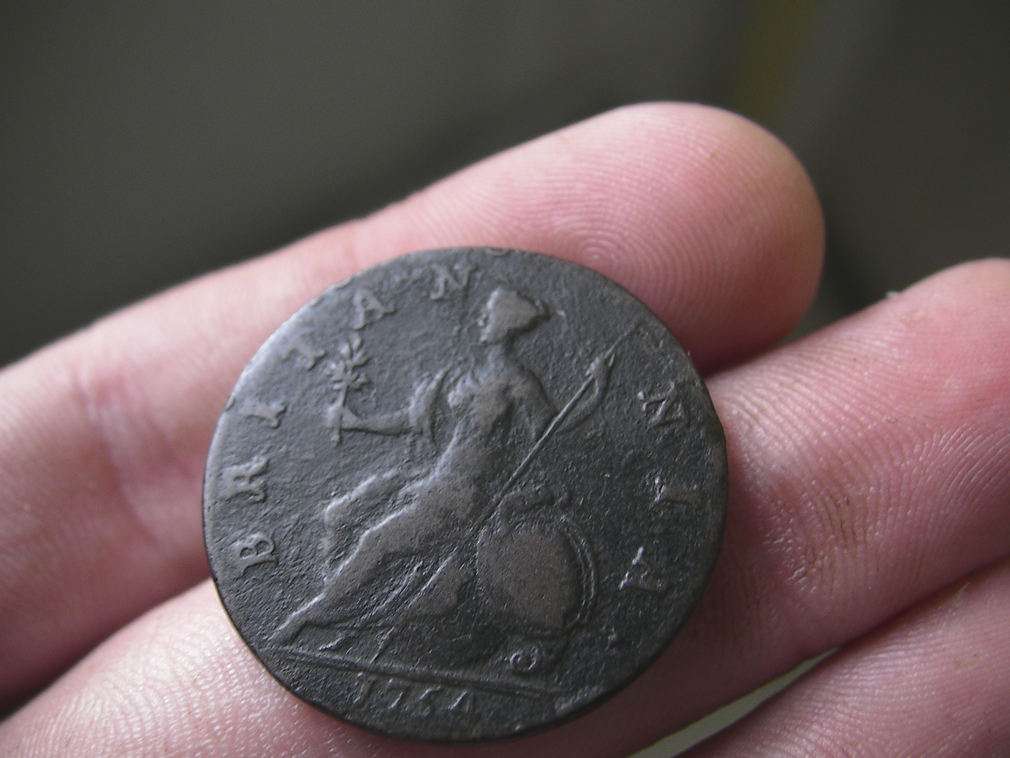 First British coin 1754