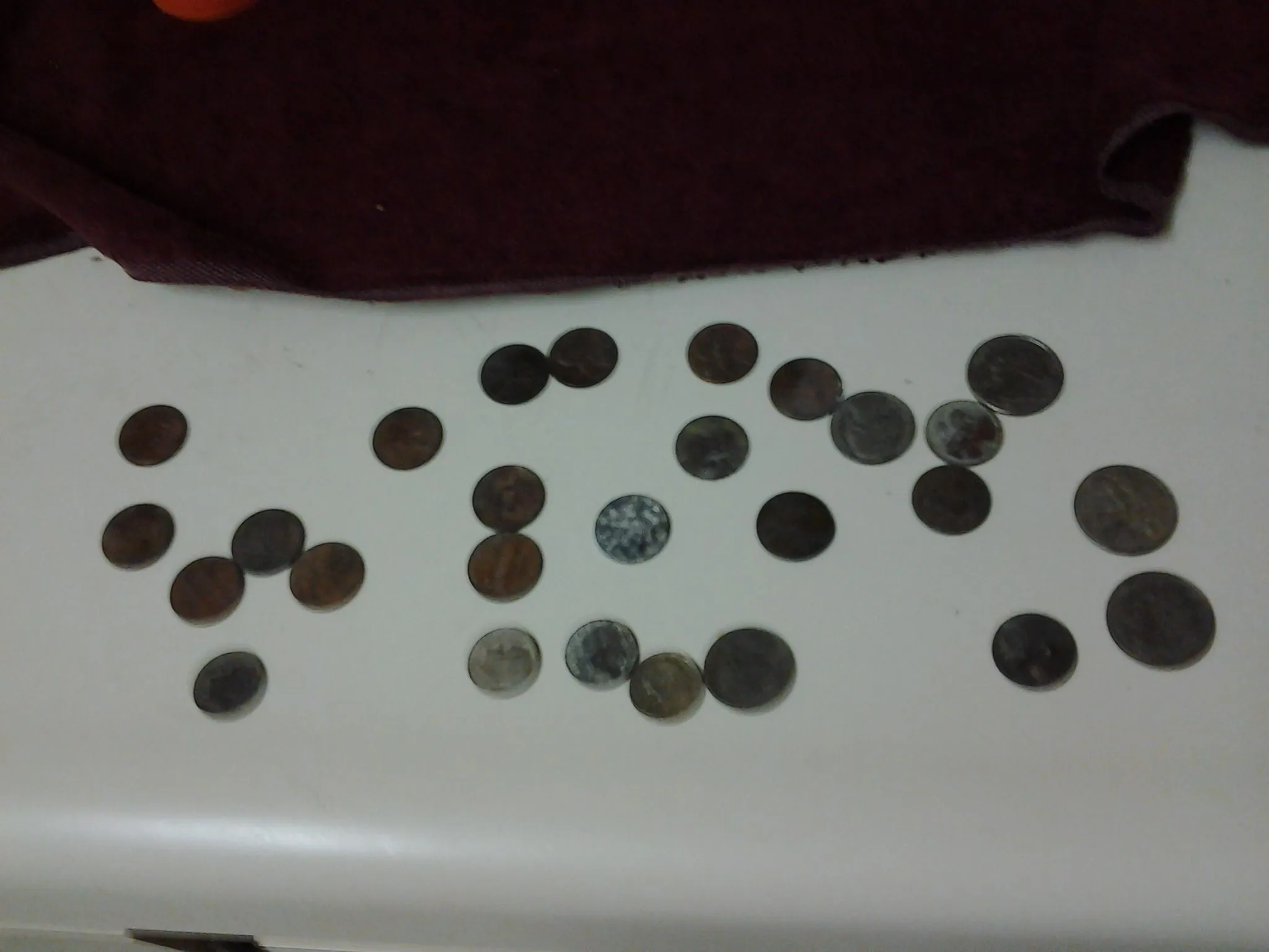 First finds with my 1 hr new metal detector.