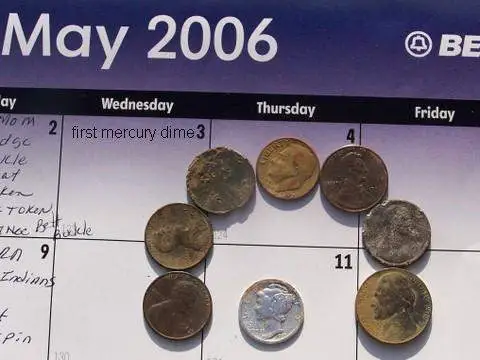 First Mercury dime