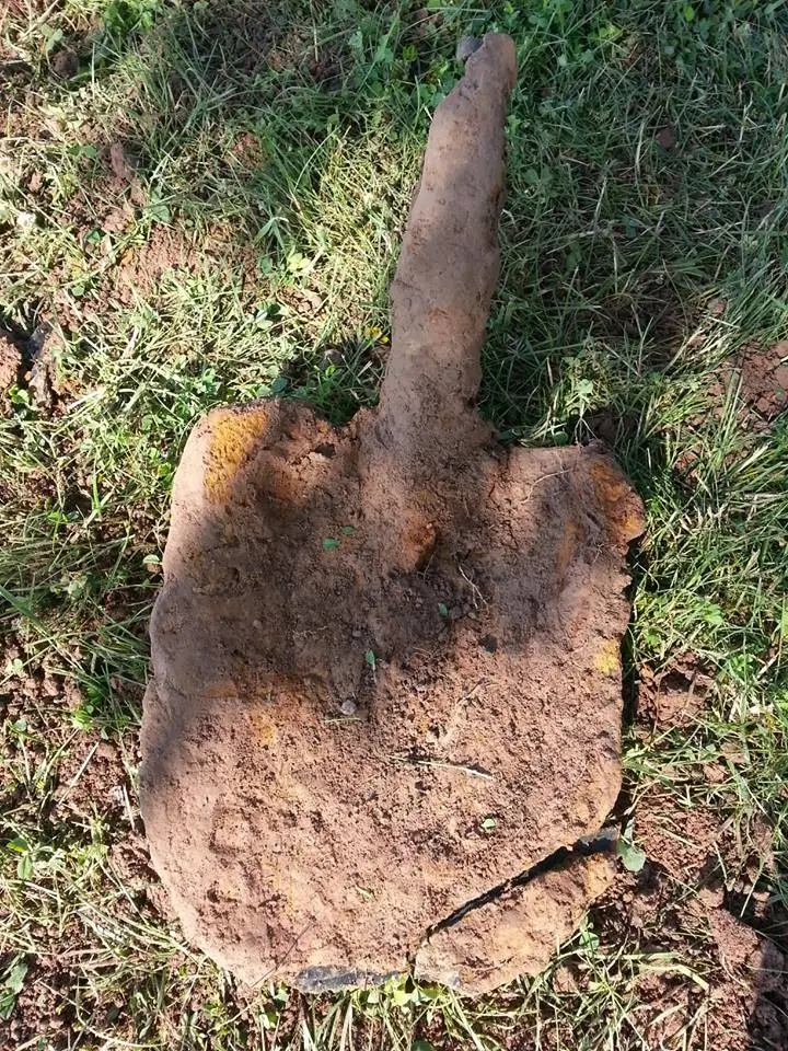 Found about 2 feet down by the erie canal