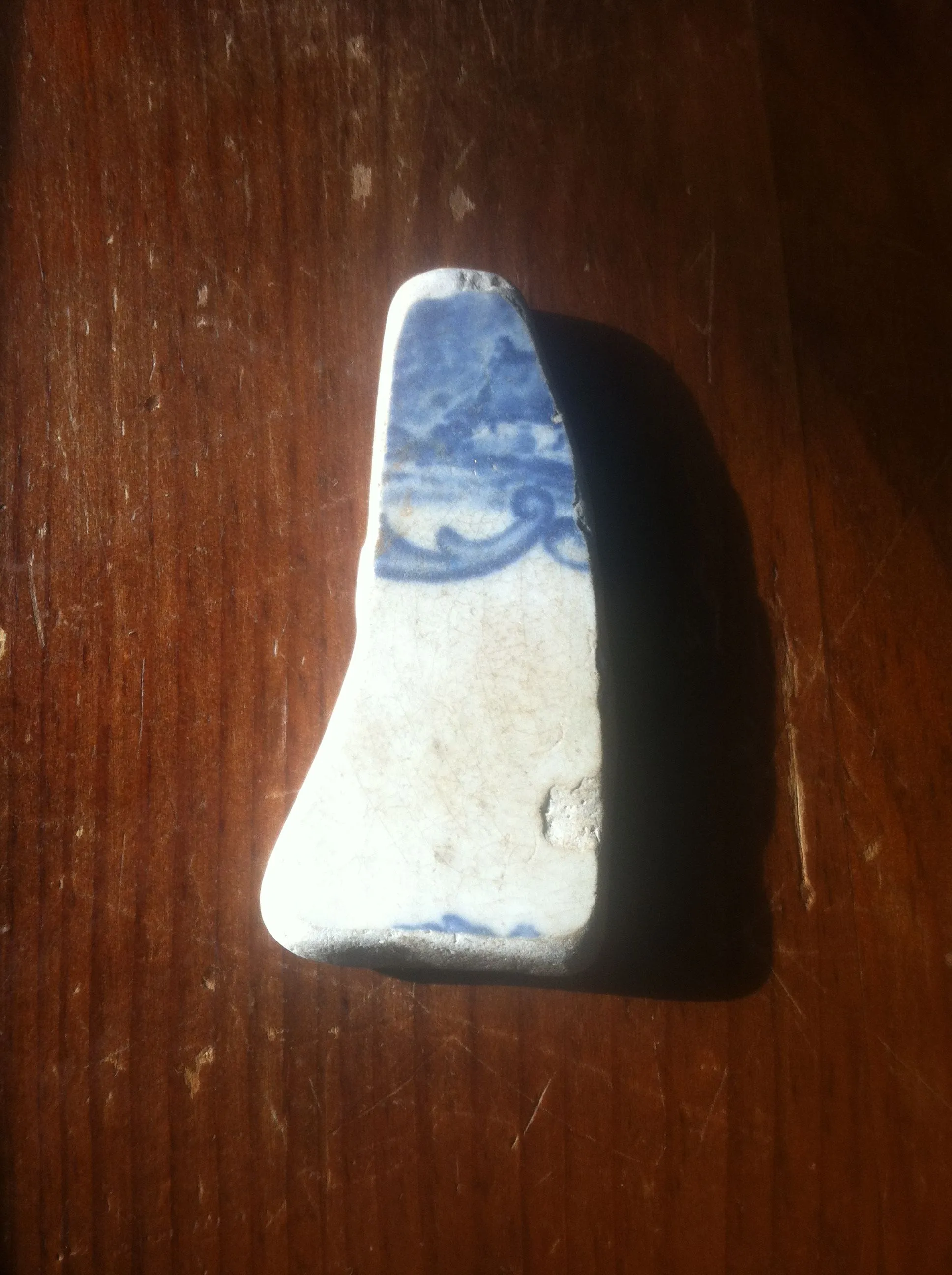 Found on beach of creek in the woods.