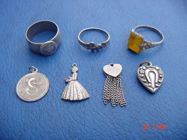 Found silver jewelry
