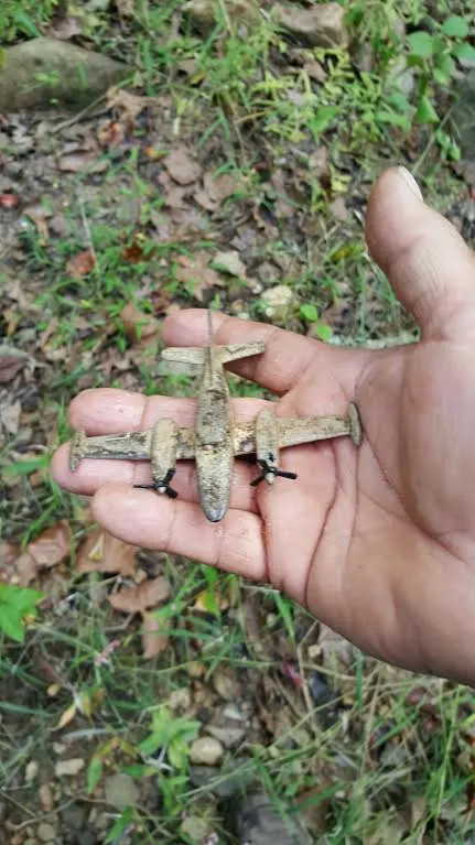 Found this baby in a local river bed. From its looks I think it might have been lost shortly after the child received it.