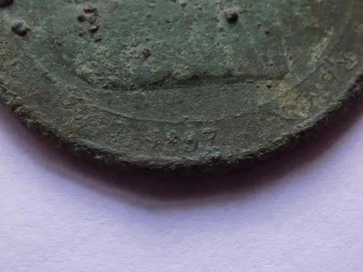 friday 23/09/16

condition = destroyed i tried cleaning it and ruined it thats my lesson to myself 
unknow coin from 1897