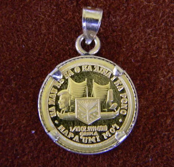 gold coin back