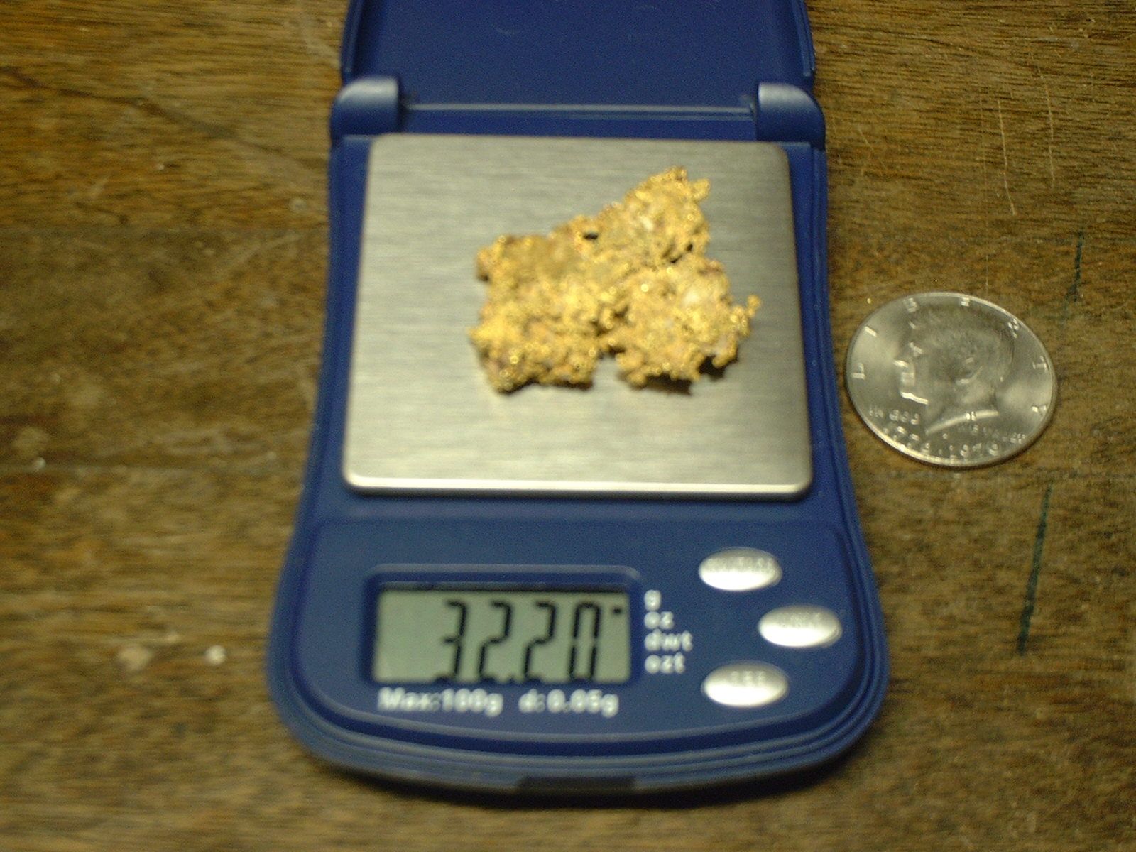 Hardrock gold from our mine