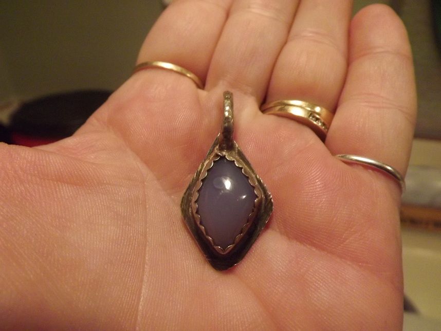 Holly blue stone, found by Chug, no longer mined in Sweet Home Oregon, very rare stone, set in silver.