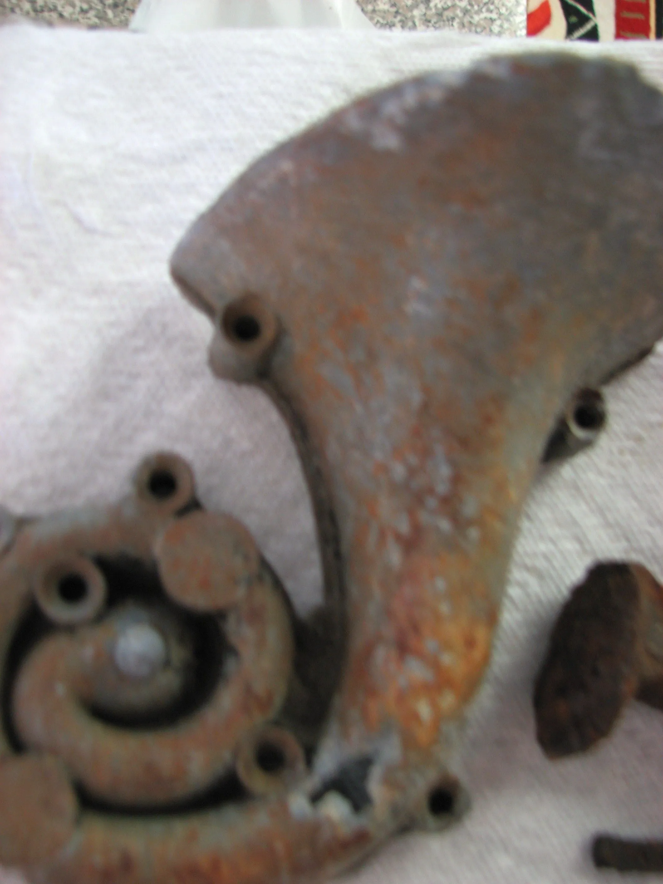 horn shape of some sort, probably a wall decoration