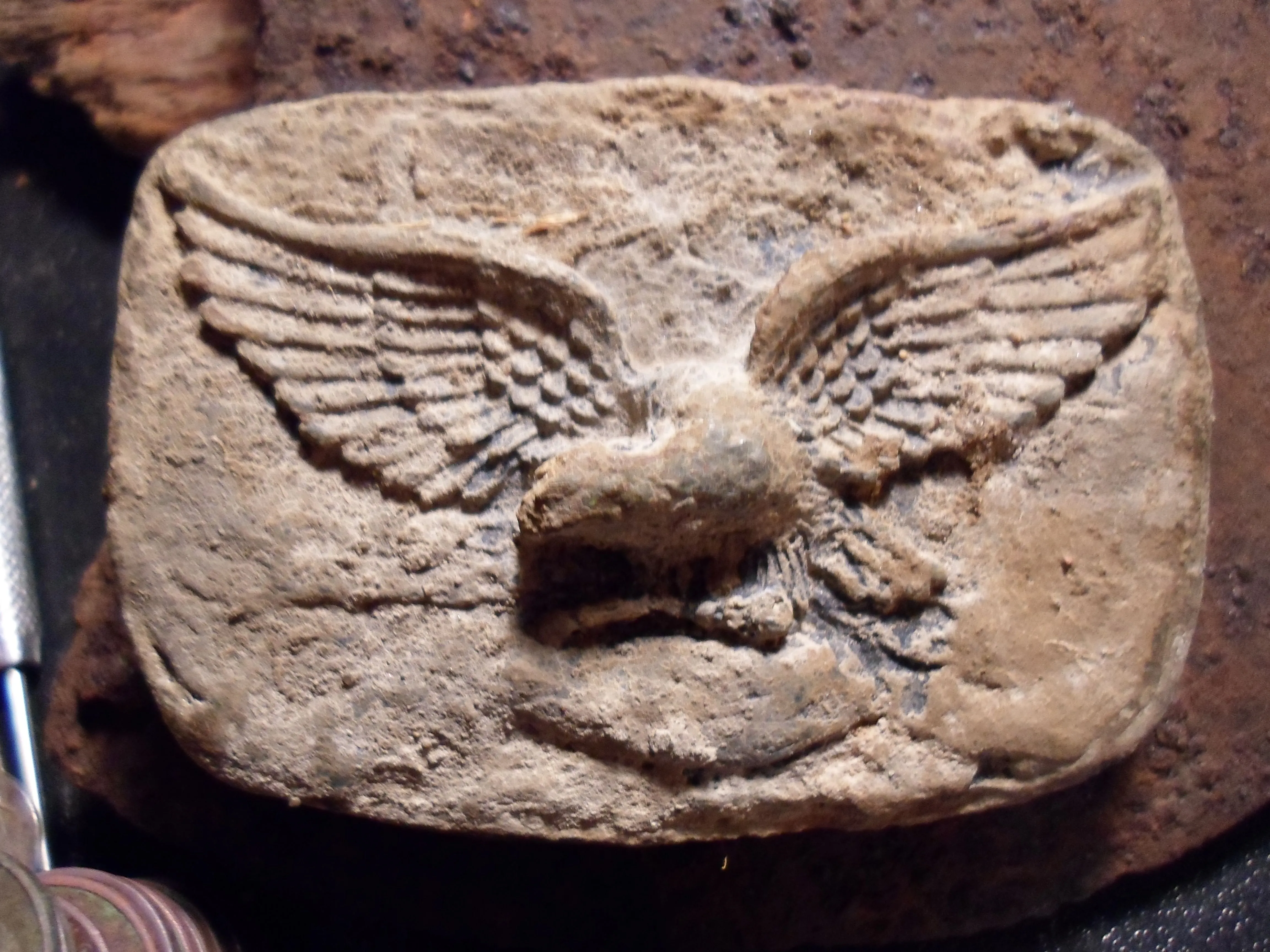 I bet this was my great grandpa's belt buckle.