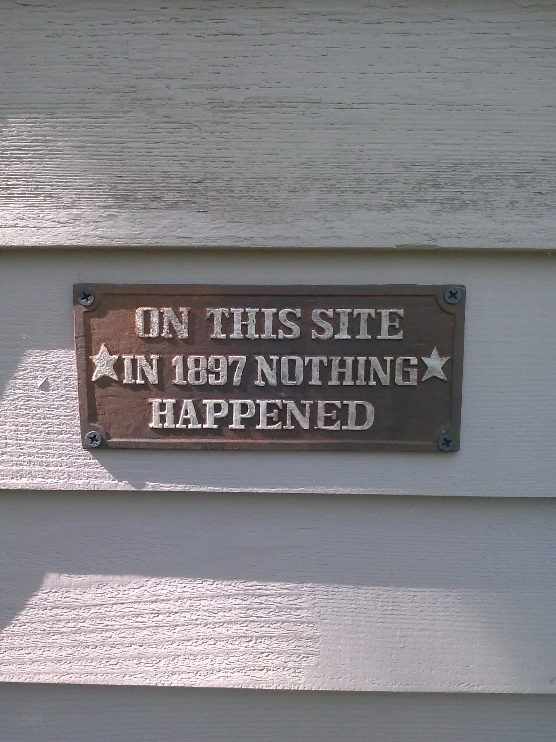 I have this sign on my house.