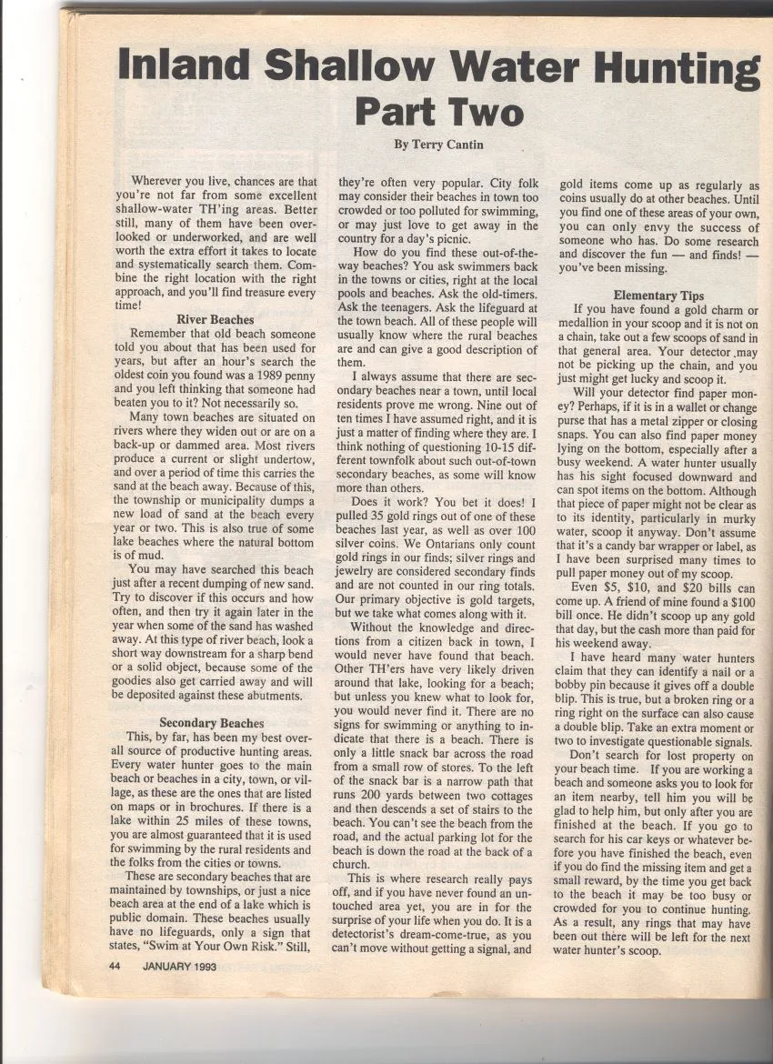 I wrote articles for Western & eastermn magazine in the early 90's