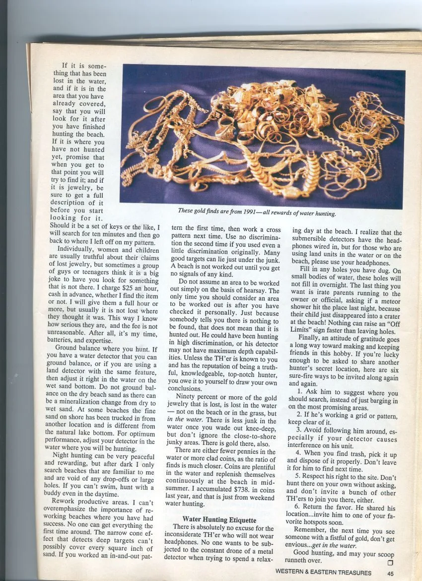 I wrote articles for Western & eastermn magazine in the early 90's