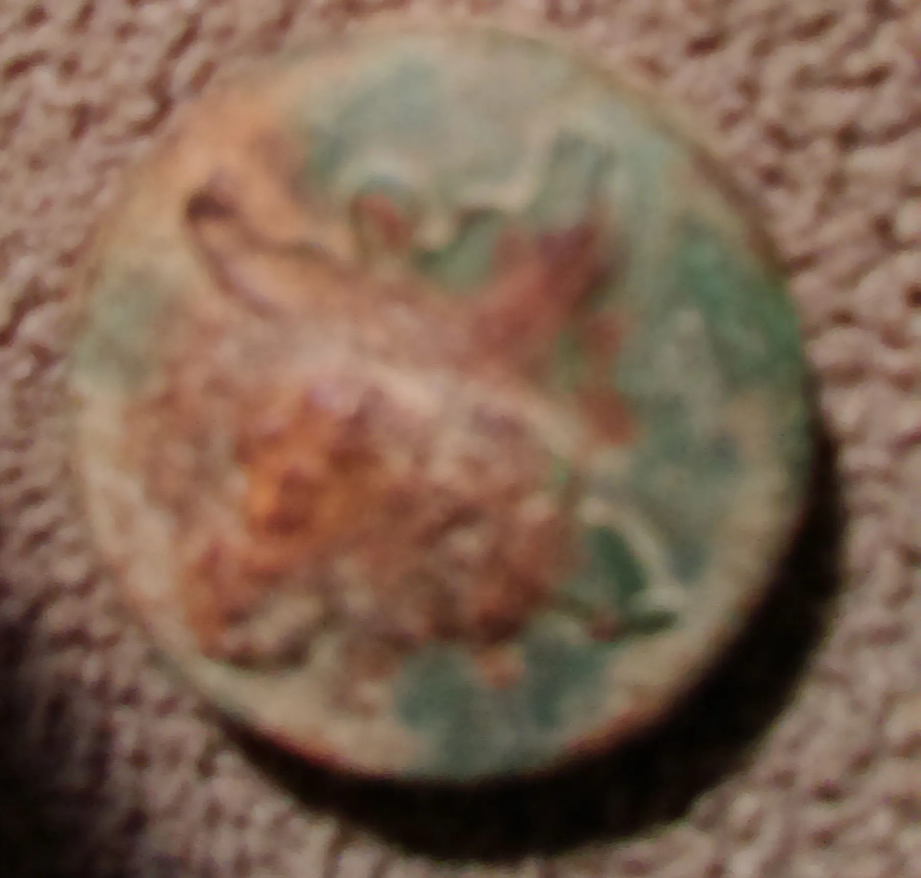 IMAG0887. Possible US paratrooper button. W2 period.