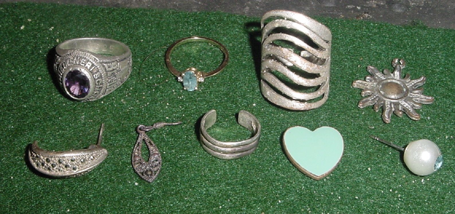 JEWELRY FINDS FROM NJ BEACHES