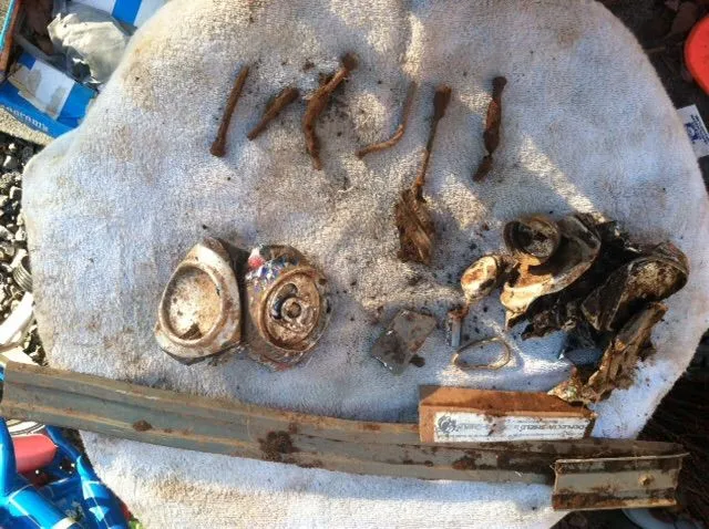 Junk also found on the farmland in Statesville NC