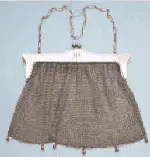 Large monogrammed Chainmail Purse, 1920s.
Sterling .925, heavy.
*Est. value - $450