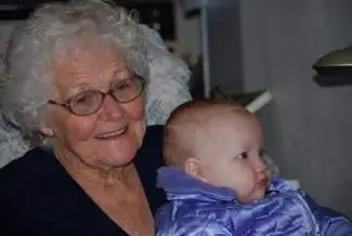 Lilliana with Great Great Grandma