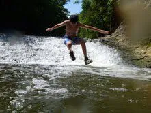 LowmanJump - One of my grandson's..Lowman. What could be better entertainment or more fun than kids with water?