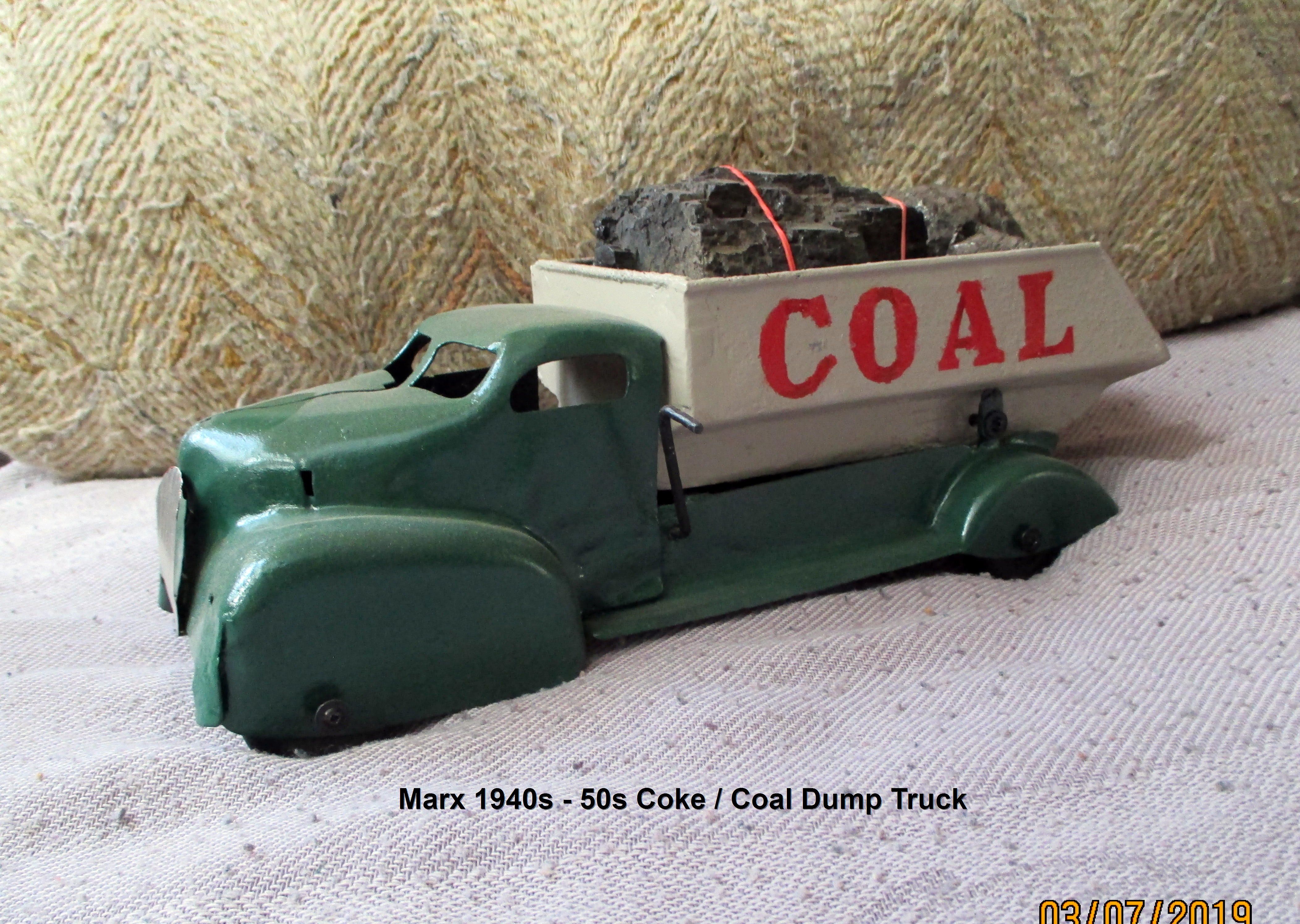 Marx 1940s  50s Coke Coal Dump Truck  pic 2