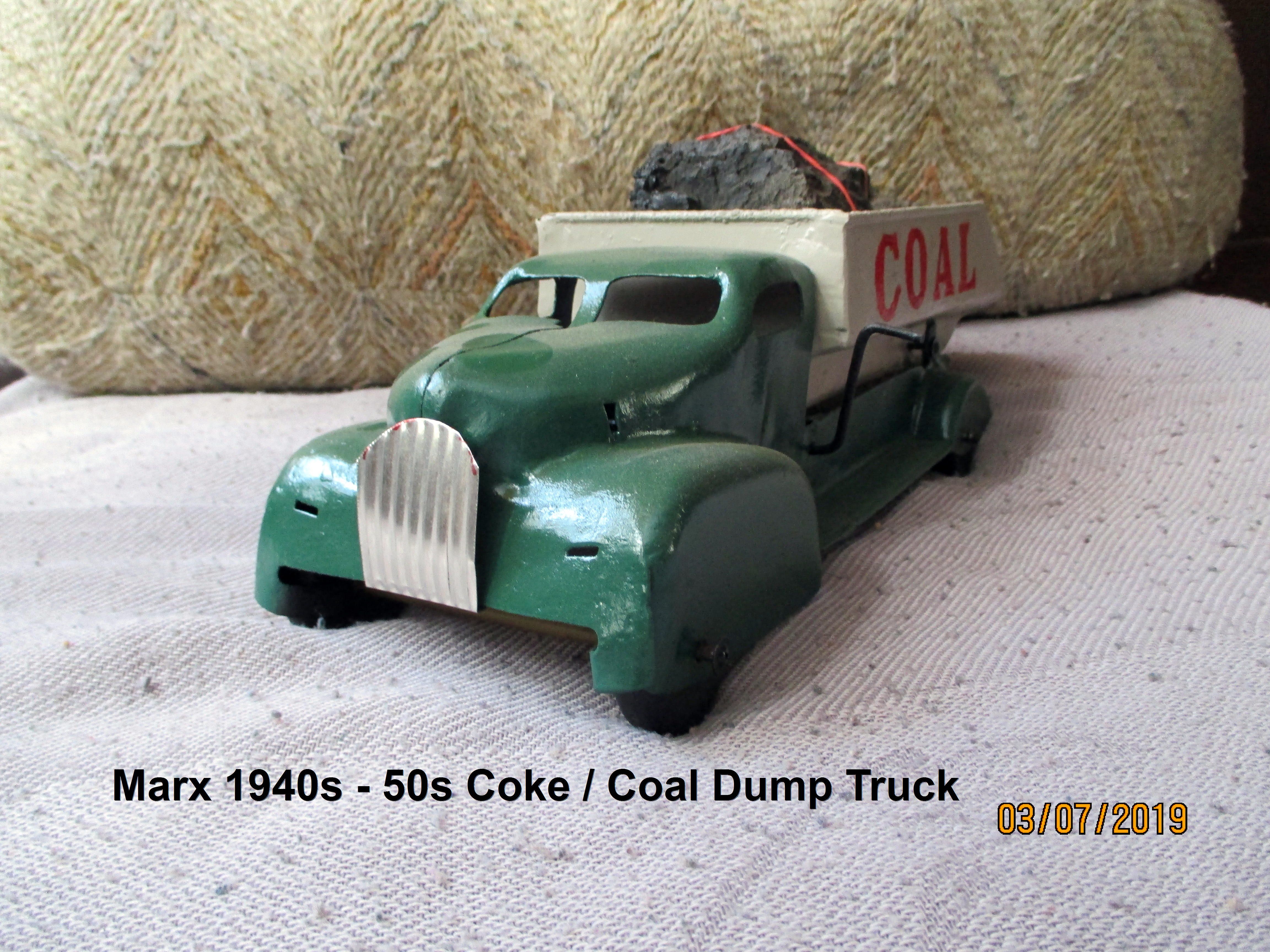 Marx 1940s  50s Coke Coal Dump Truck  pic 3