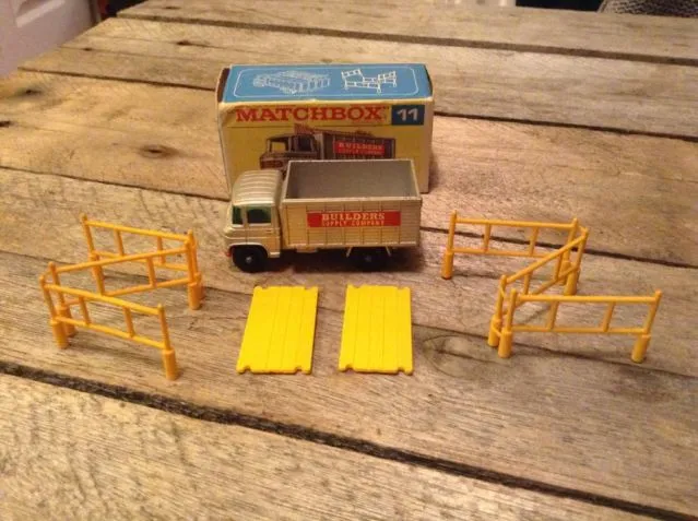 Matchbox Series No. 11 Lesney Production Co. 1969 
Scaffolding Truck 
Back Yard Find 14 Mar 14

**INTERNET PICTURE OF NICE ONE**