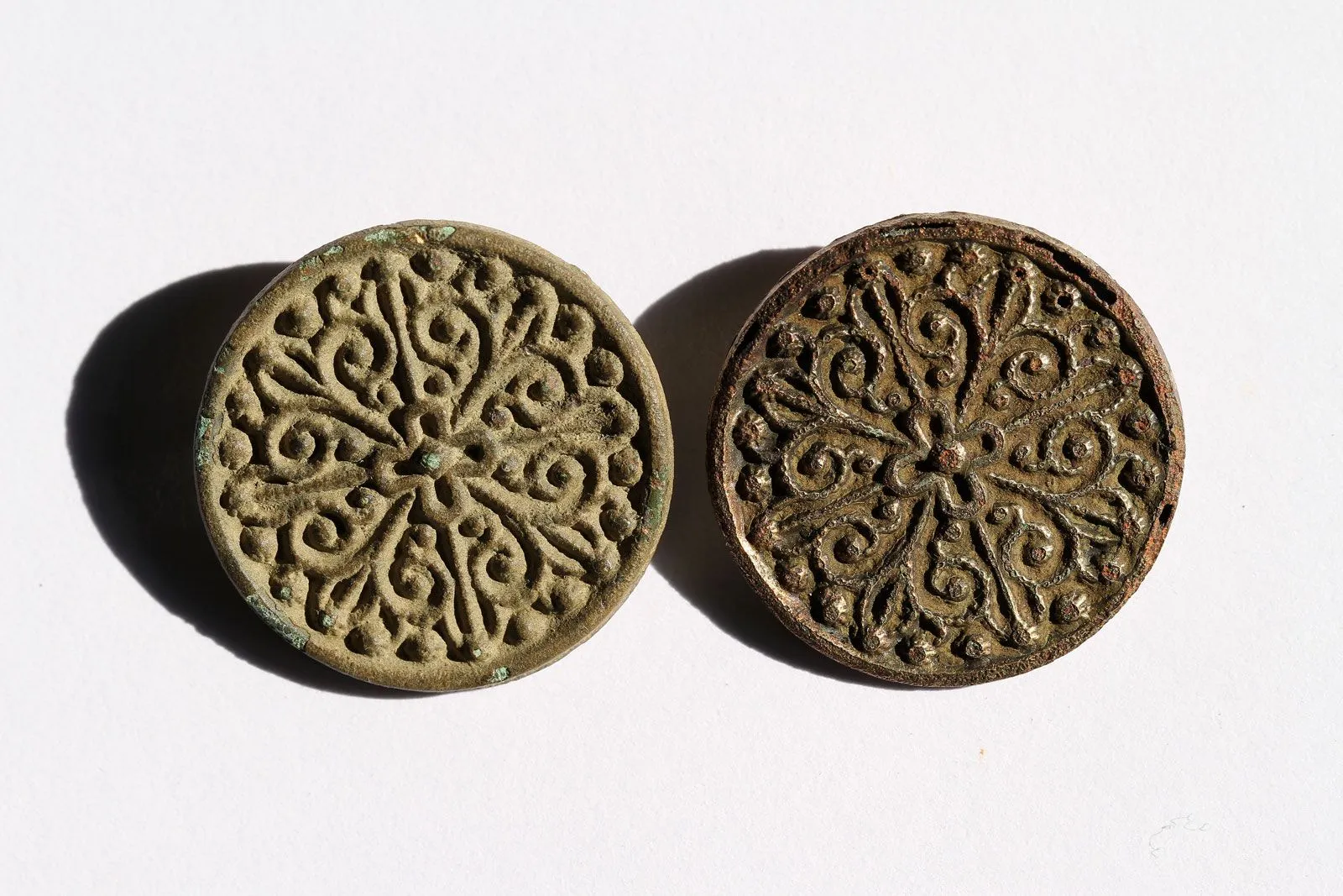 matching buttons